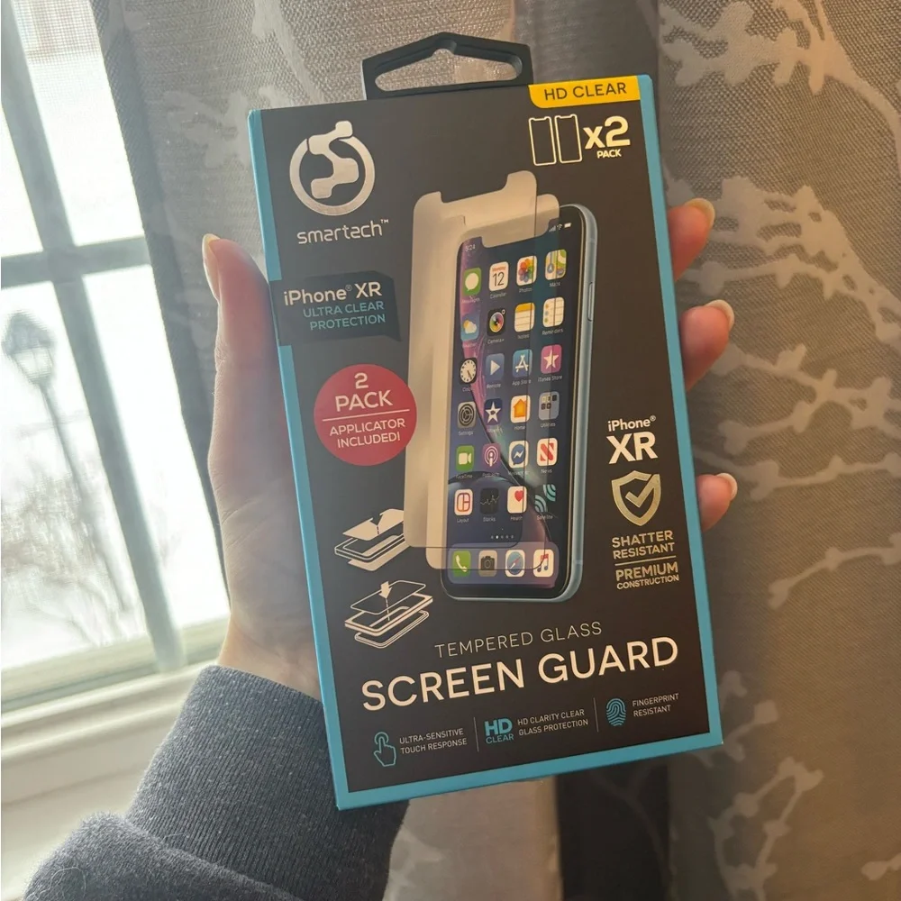 Tempered Glass Screen Guard for iPhone XR - Clear